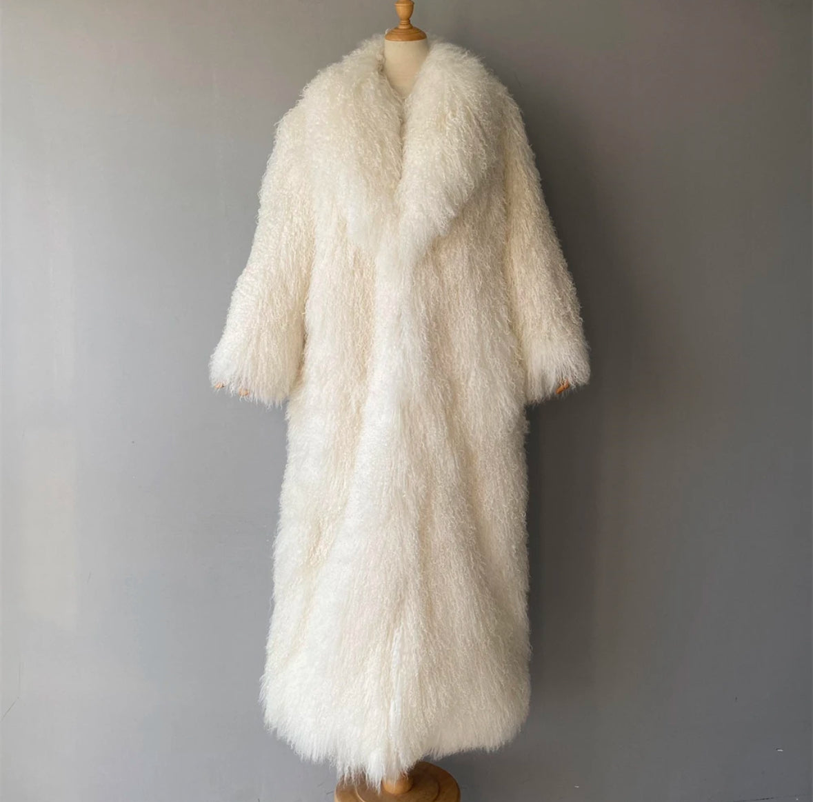 PEÑELLIE MONGOLIAN SHEARLING COAT-PREORDER